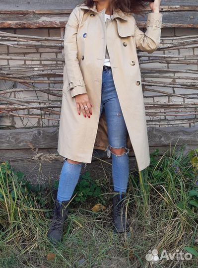 Плащ хлопок Mango