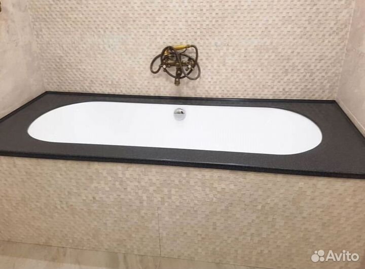 Столешница для ванной из искуственного камня