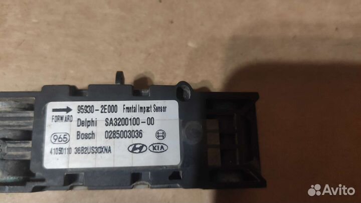 Датчик удара хундай туксон 1 0285003036