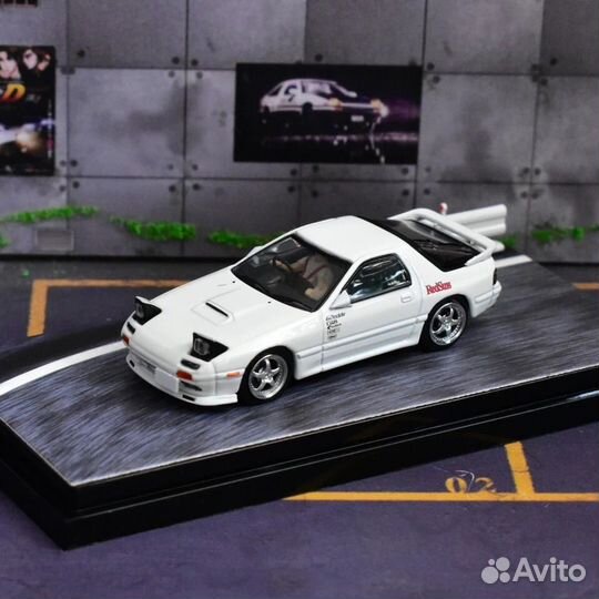 Mazda rx-7 savanna initial d 1:64