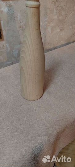 Макет бутылки Шампанского из натурального дерева