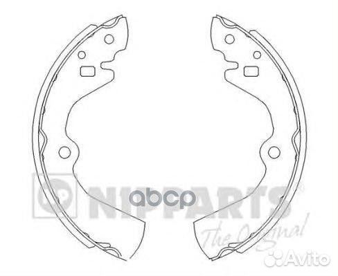 Колодки торм барабан к-т j3501034 Nipparts