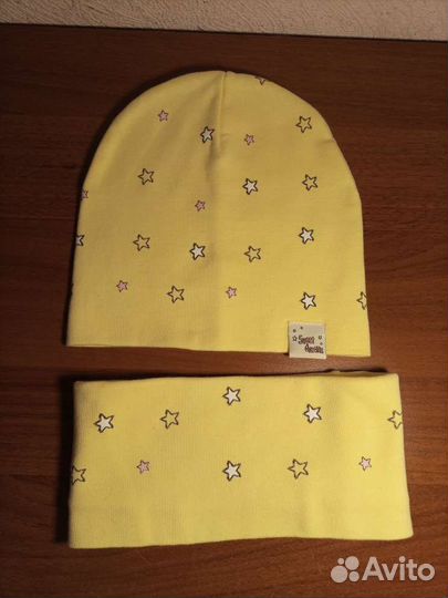 Комплект шапка и снуд для девочки