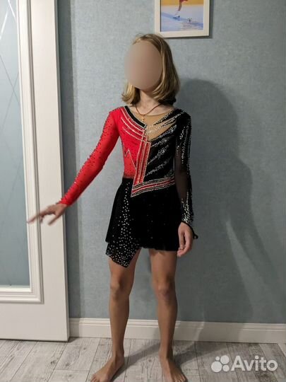 Костюм для фигурного катания 134-146