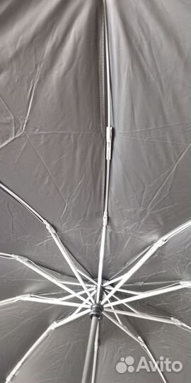 Новый зонт автоматический с фонариком