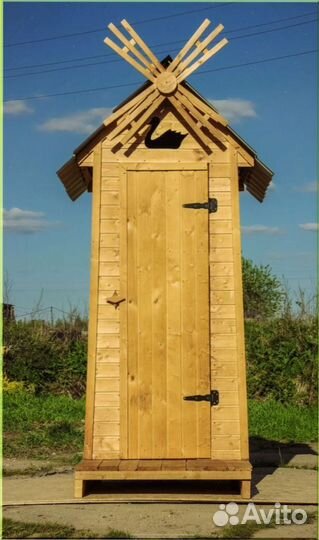 Уличный туалет деревянный оий 551