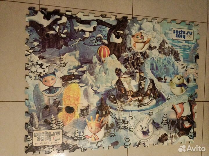 Коврик пазлы детский Сочи