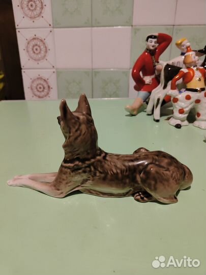 Статуэтка Овчарка лфз СССР