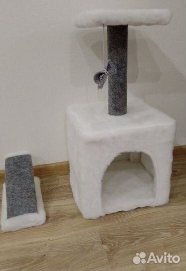 Домик для кошки с когтеточкой