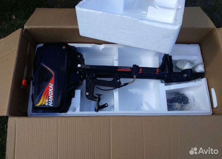 Новый лодочный мотор hangkai 3,6 л.с