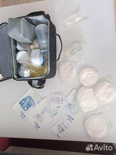 Молокоотсос avent электрический,ручной б/у