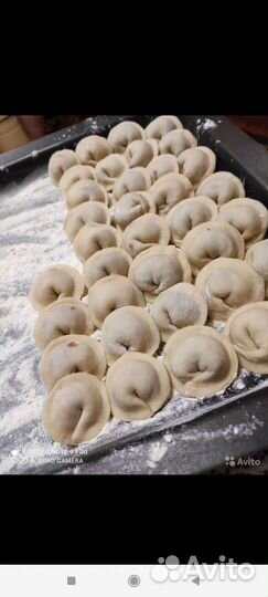 Пельмени манты сало