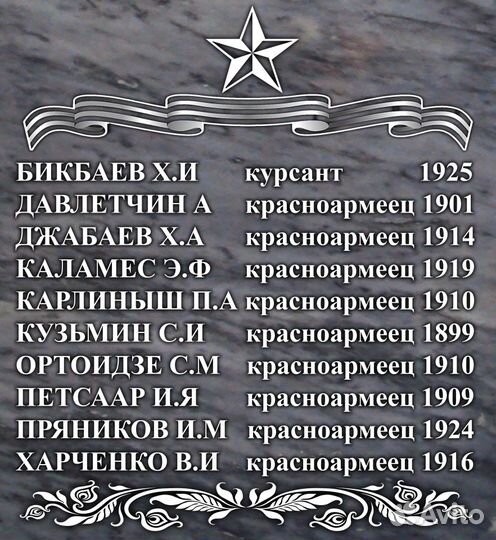 Изготовление памятников,оградок,благоустройство