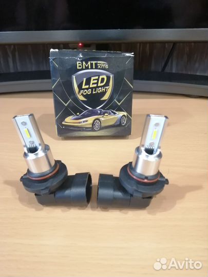 LED лампы h10 3000k 2шт