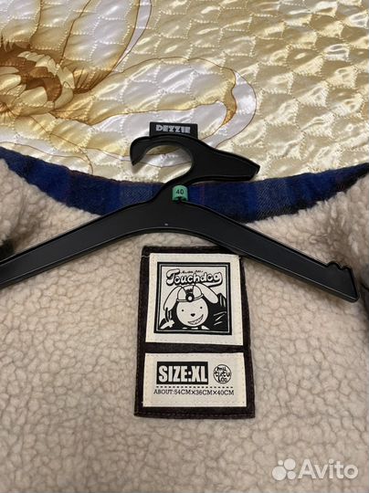 Модная утеплённая куртка для собаки с принтами