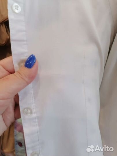 Рубашка белая для девочки 140 р