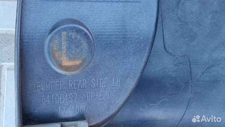 Бампер задний на mitsubishi outlander XL