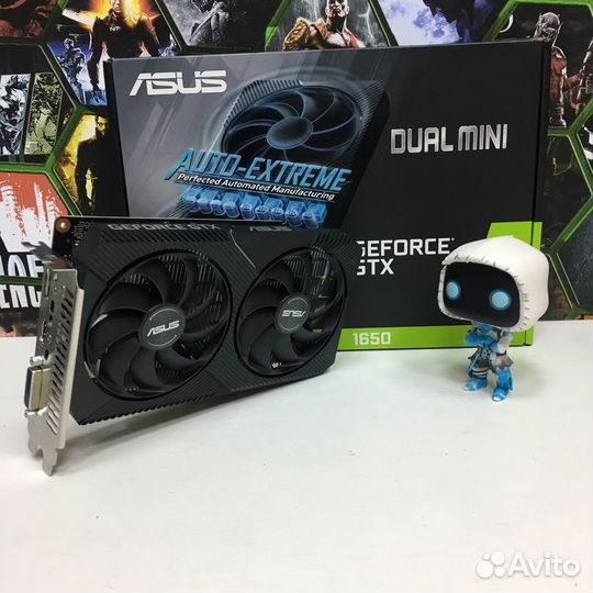 Видеокарта Nvidia GeForce asus GTX1650 4Gb