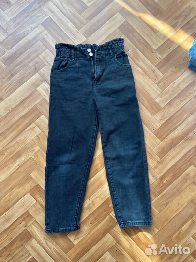 Джинсы для девочки zara 134р 2шт