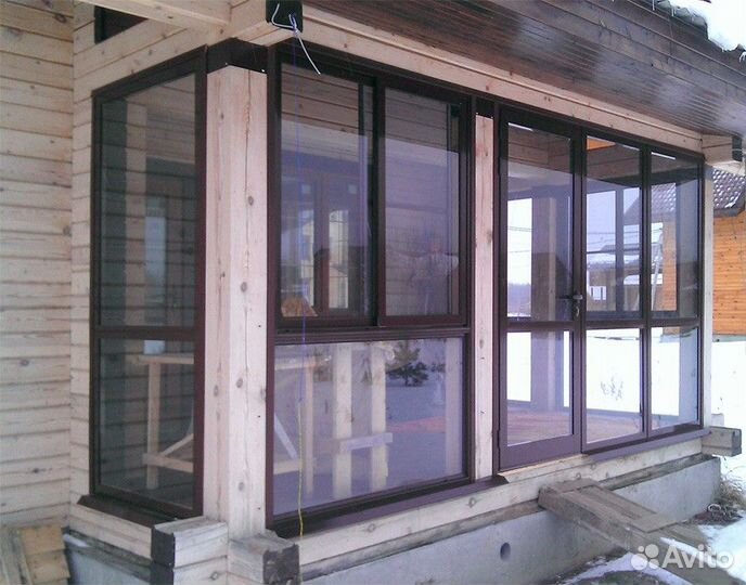 Остекление веранд, беседок, крылечек