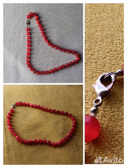 Комплект украшений бусы колье ожерелье бижутерия
