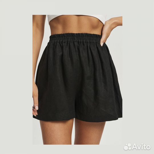 Шорты летние лен вискоза без бренда