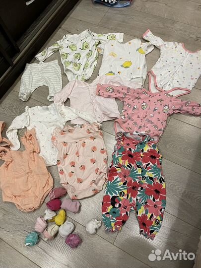 Вещи пакетом для девочки 62 68