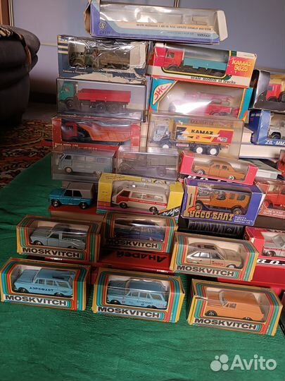 Коллекция машинок СССР 1:43,новые, одним лотом