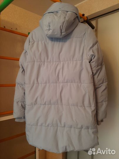 Куртка зимняя женская голубая 42