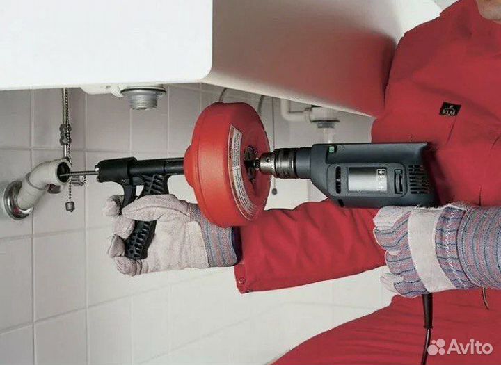 Устранение засоров. Прочистка канализации 24/7