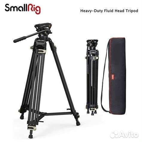SmallRig AD-01 3751 Heavy-Duty Fluid Head Tripod