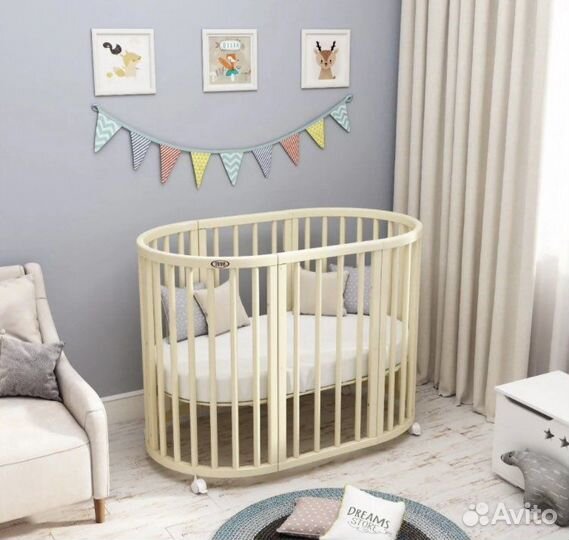 Детская кроватка трансформер 8 в 1