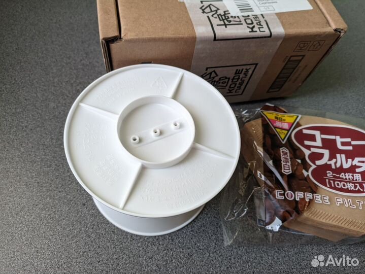 Набор для кофе воронка U60 Nakaya 02 + фильтры 02