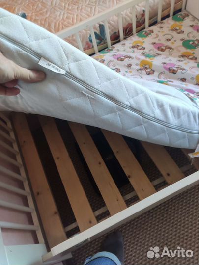 Детская кровать IKEA с матрасом