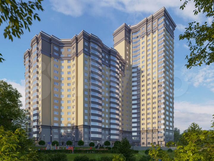 2-к. квартира, 53,4 м², 16/27 эт.