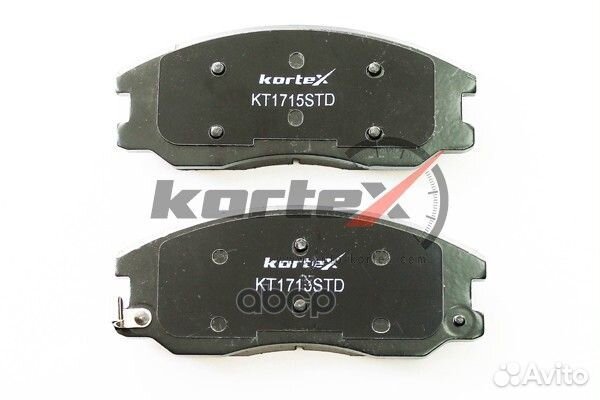 Колодки тормозные дисковые перед KT1715STD kortex