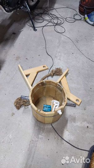 Кадка деревянная