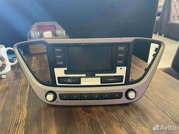 Штатная магнитола на hyundai solaris