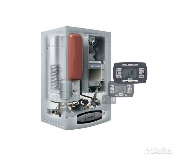 Котел с бойлером 60л Baxi Nuvola-3 Comfort 240 i