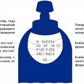 Переаттестация кислородных баллонов