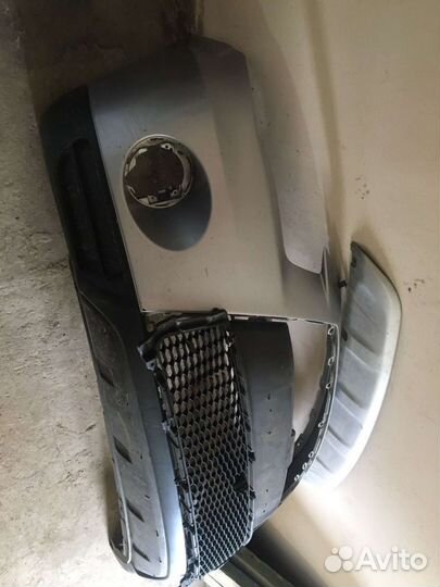 Передний бампер mitsubishi outlander xl