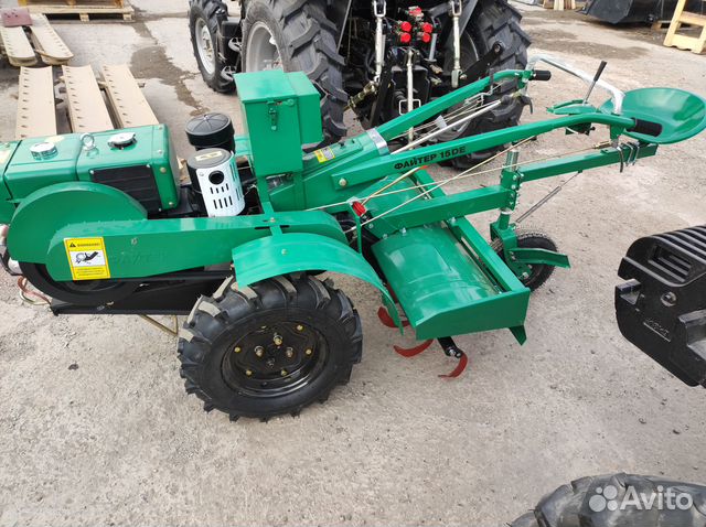 Мотоблок Файтер 15DE + почвофреза и сиденье