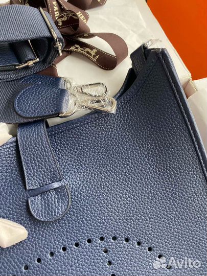 Сумка Hermes Evelyne PM 29 Blue Saphir Clemence