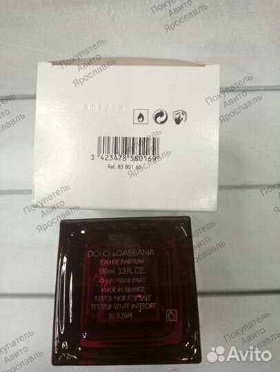 Dolce Gabbana the only one 2 100 мл парфюм тестер