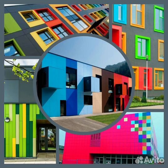 Фасадные металлокасеты