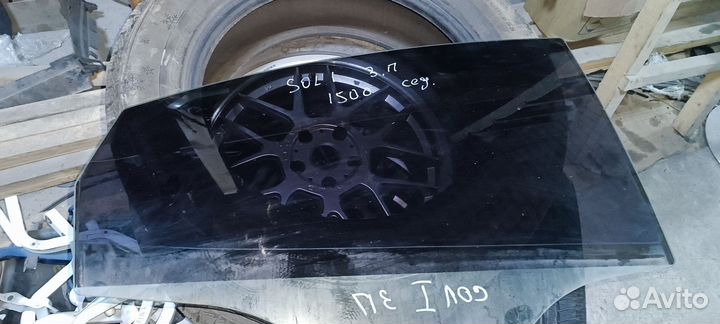 Стекло задней правой двери hyundai solaris 1