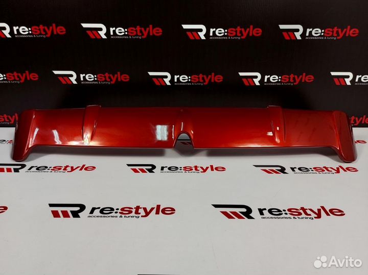 Спойлер Наверх Nissan Note 12 Красный