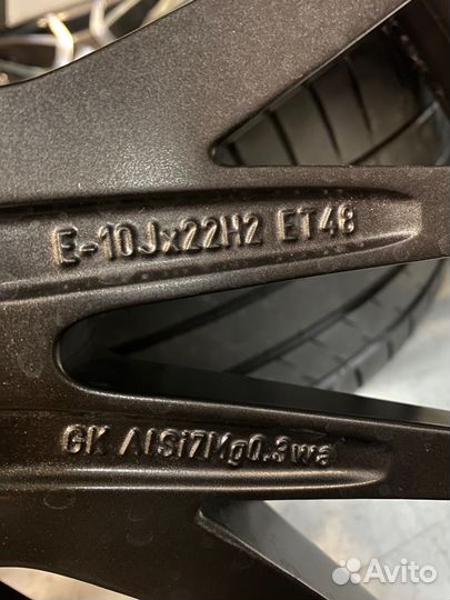 Колеса R22 оригинал Porsche Cayenne Coupe E3