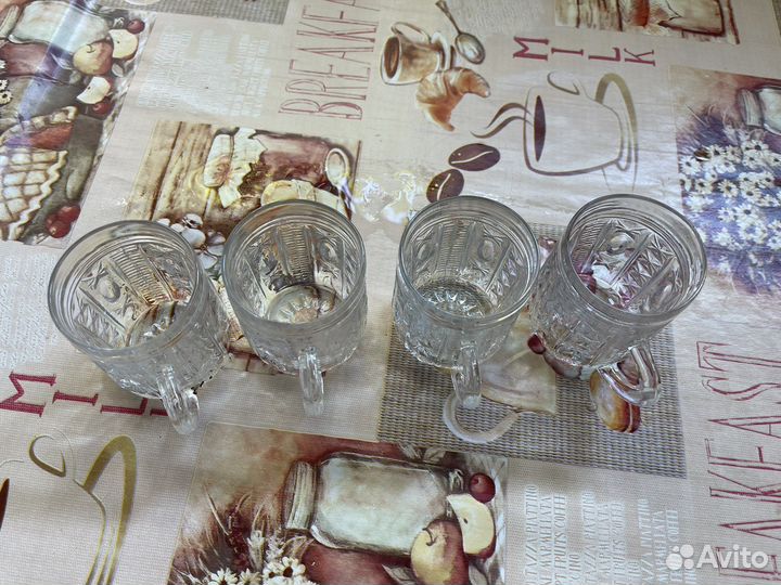 Кружка хрустальные бочонки 5 штук