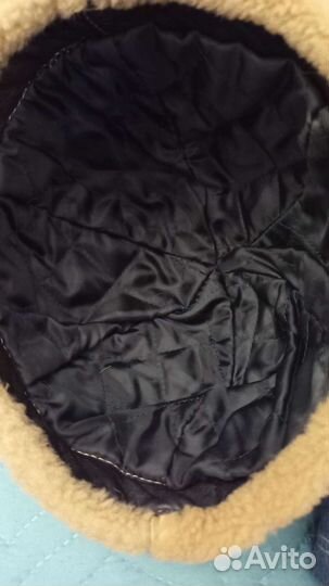 Шапка с натуральным мехом